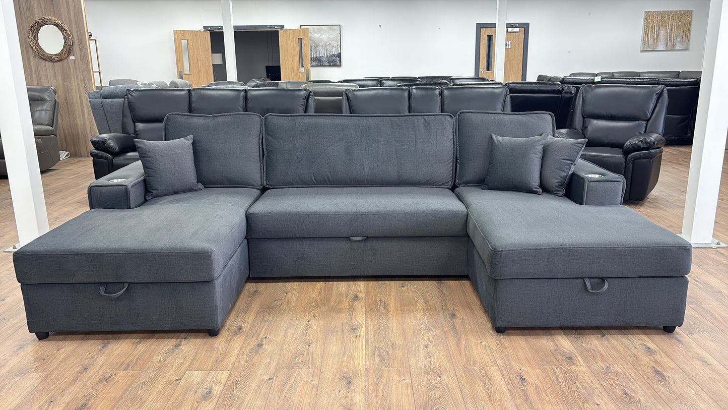 Milan U-Shape Grey