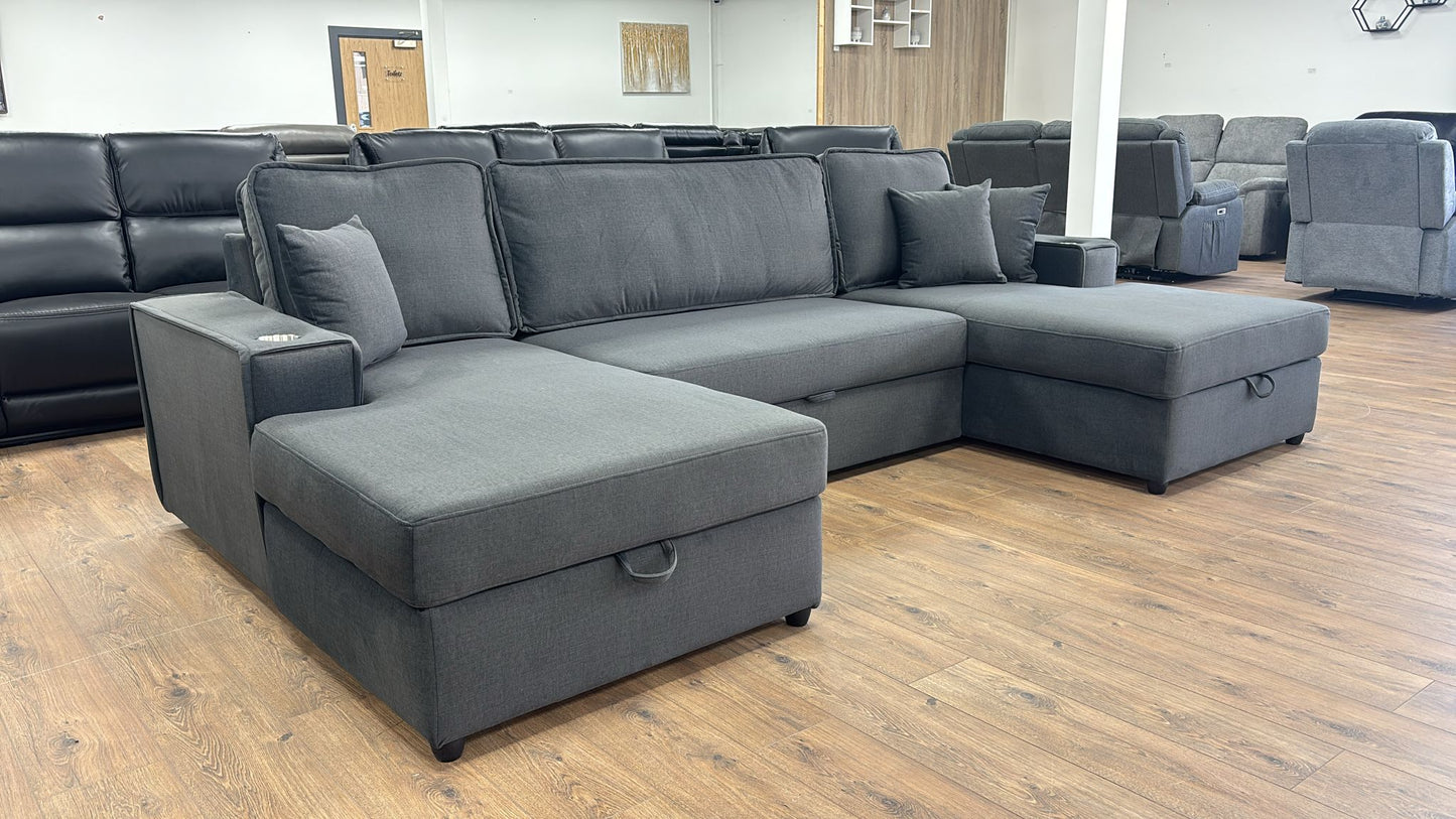 Milan U-Shape Grey