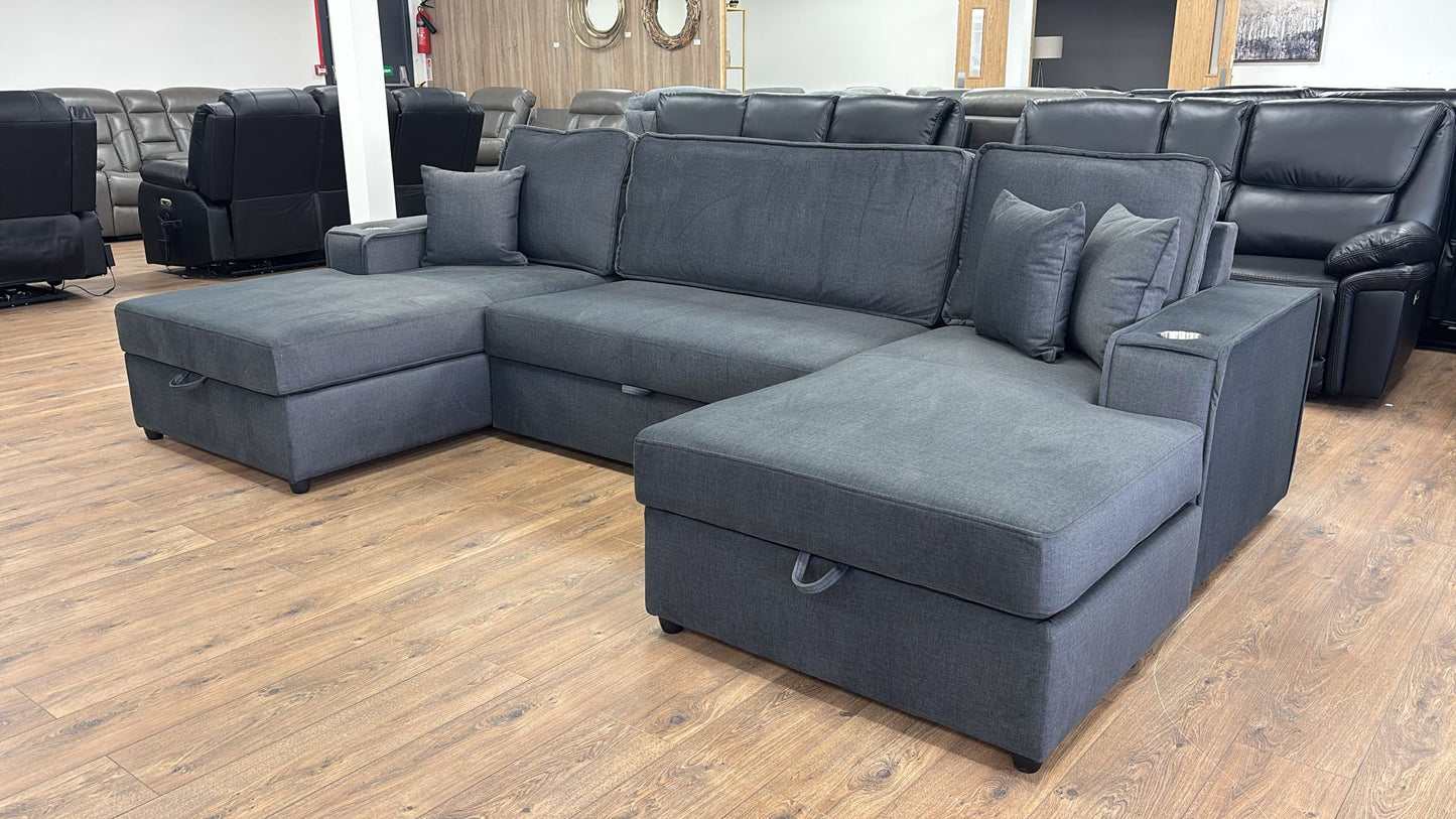 Milan U-Shape Grey