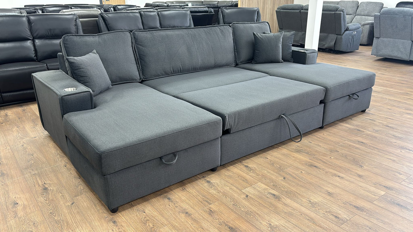 Milan U-Shape Grey
