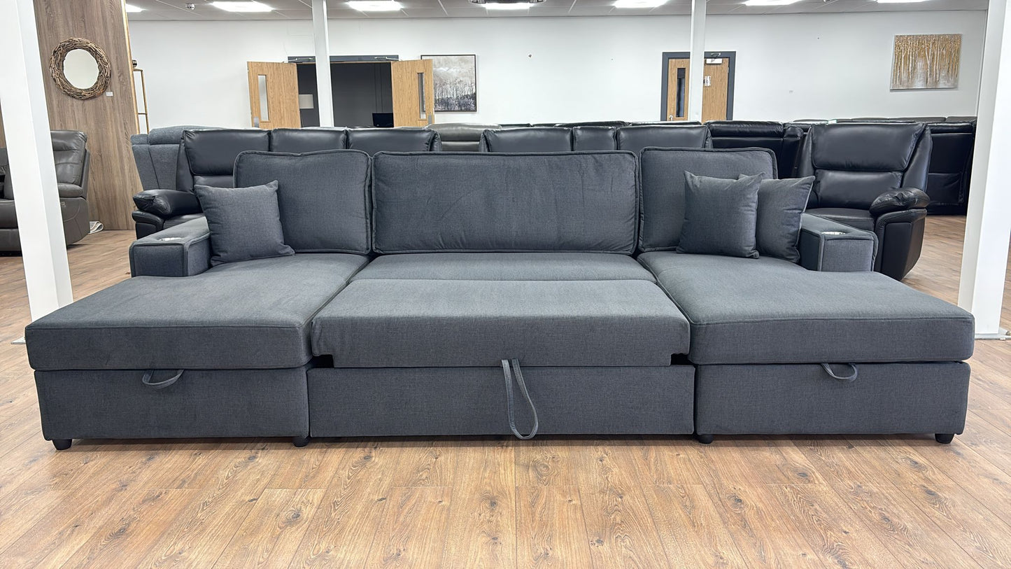 Milan U-Shape Grey