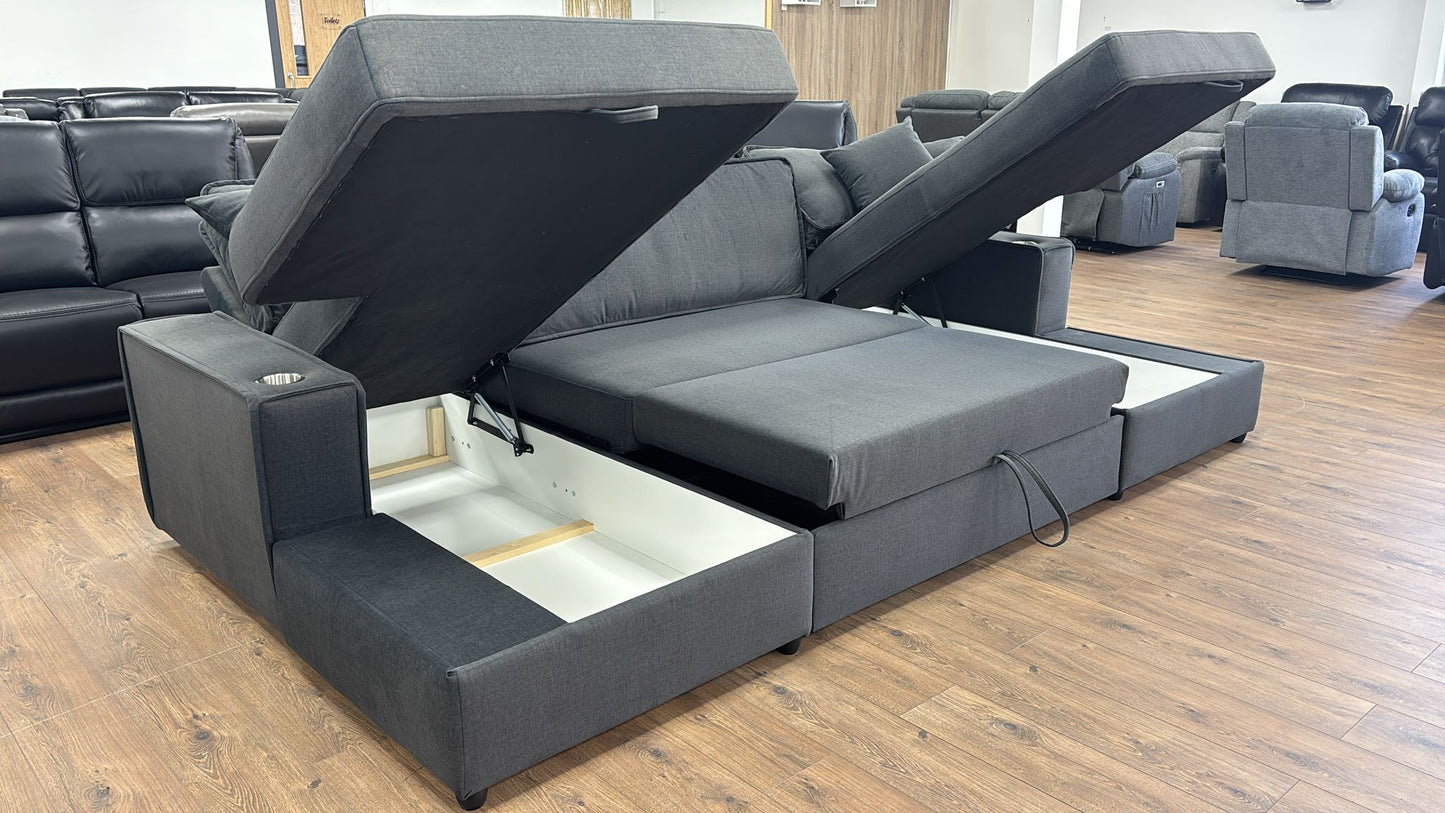 Milan U-Shape Grey