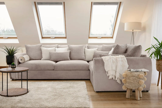 Mirabel Beige Right Hand Corner Sofa