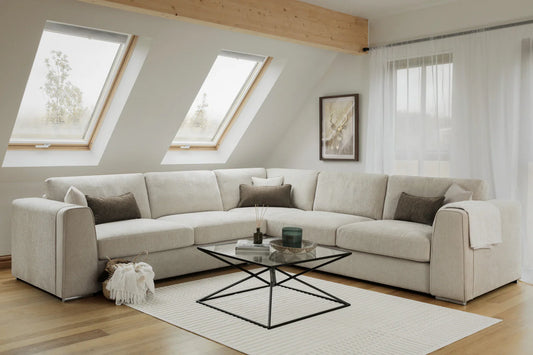 Naples Corner Sofa Beige