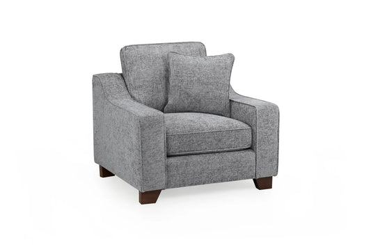 Nebraska Armchair Grey & Stone