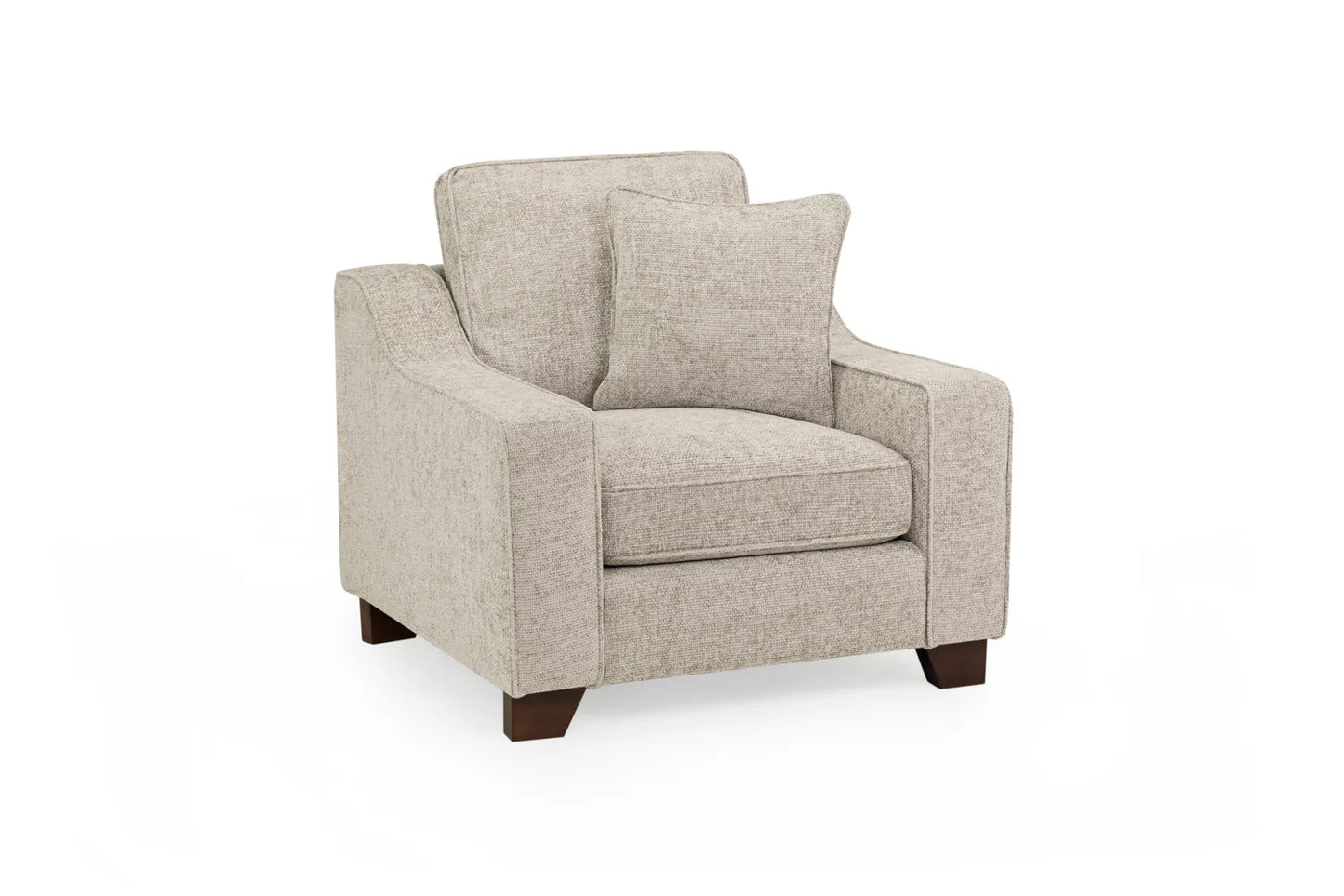 Nebraska Armchair Grey & Stone