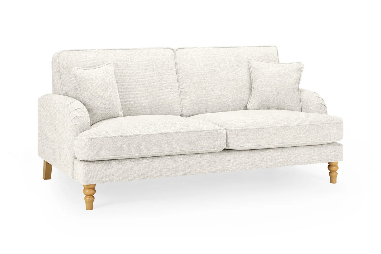 Rupert 3 Seater Sofa Beige & Grey