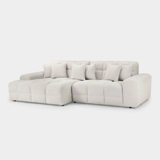 Jacob Corner Sofa White Left Hand