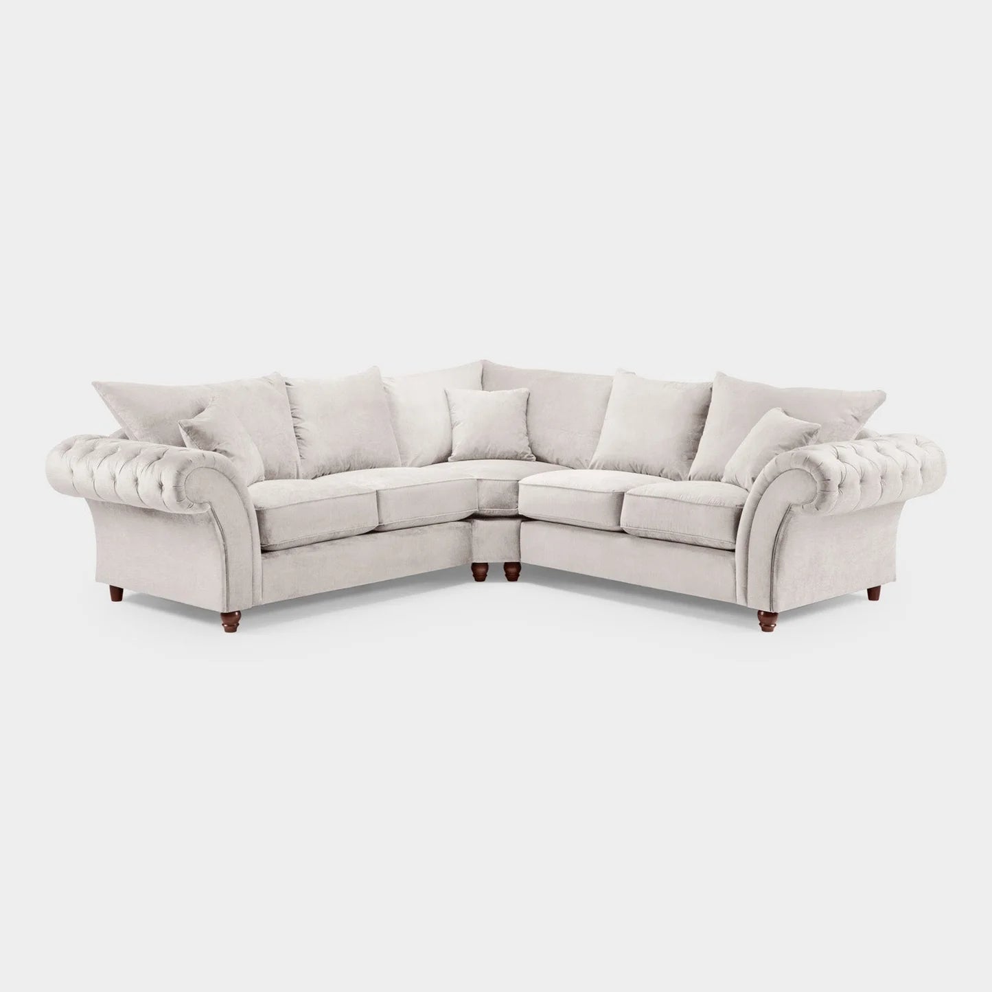 Windsor Fullback Stone Corner Sofa