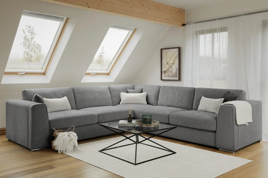 Naples Corner Sofa Grey