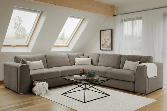 Naples Corner Sofa Mocha