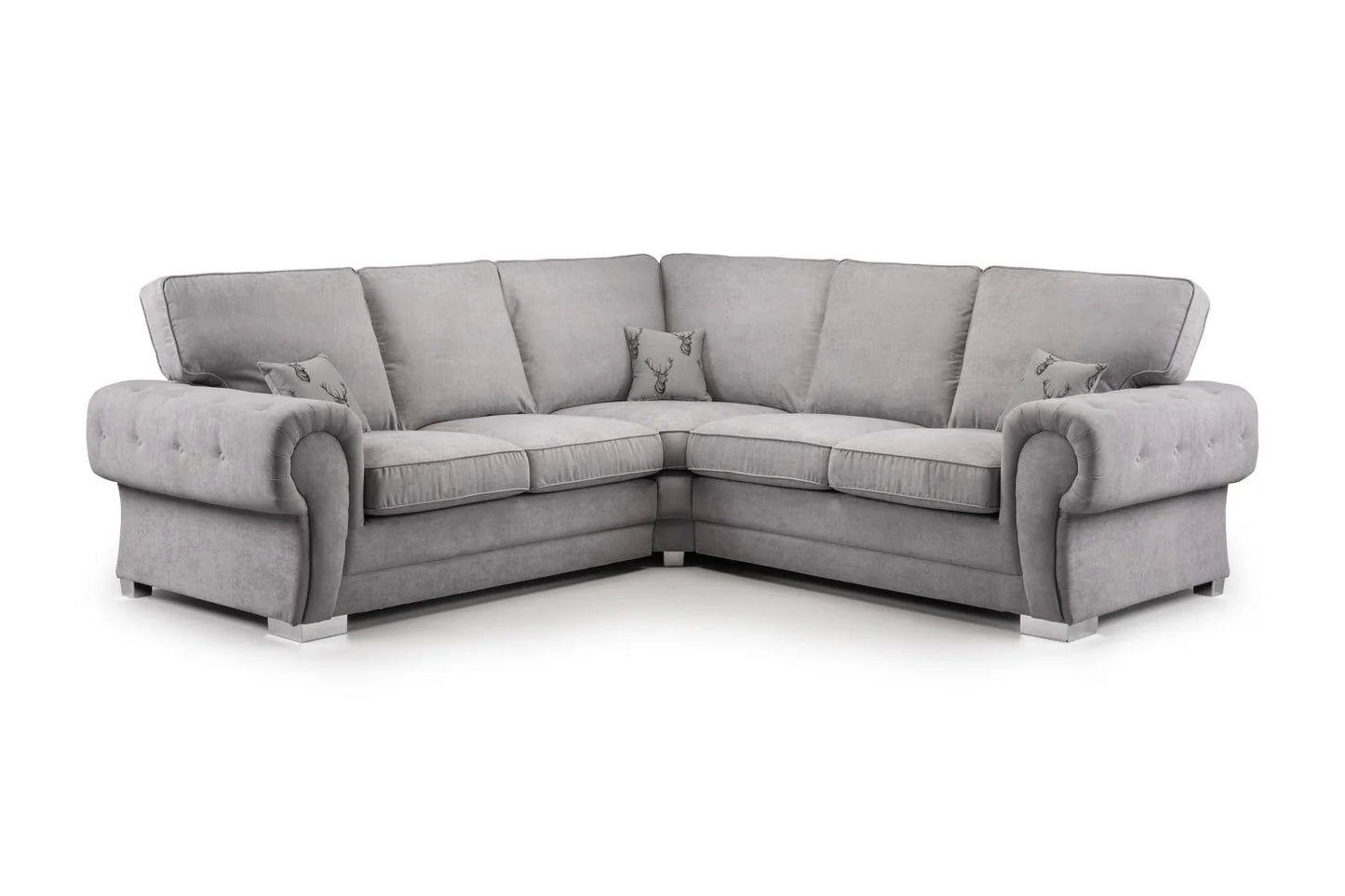 Verona Fullback Corner Sofa Grey