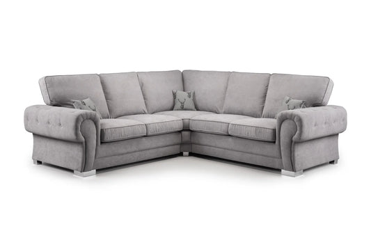 Verona Fullback Corner Sofa Grey